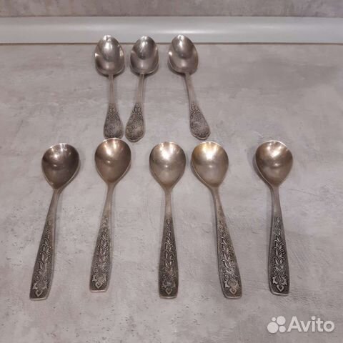 Ложки столовые и десертные мельхиор