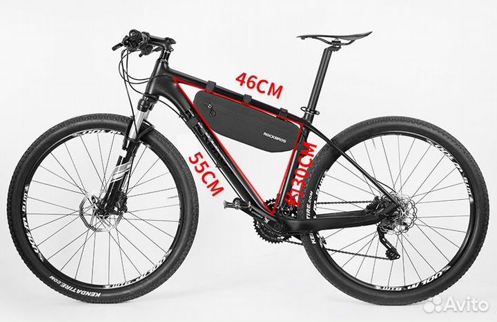 Велосипедная сумка под раму Rockbros AS-043