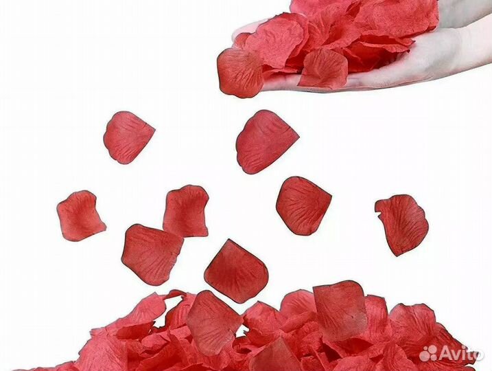 Шёлковые Лепестки для свадьбы,фотосессии, 500 шт