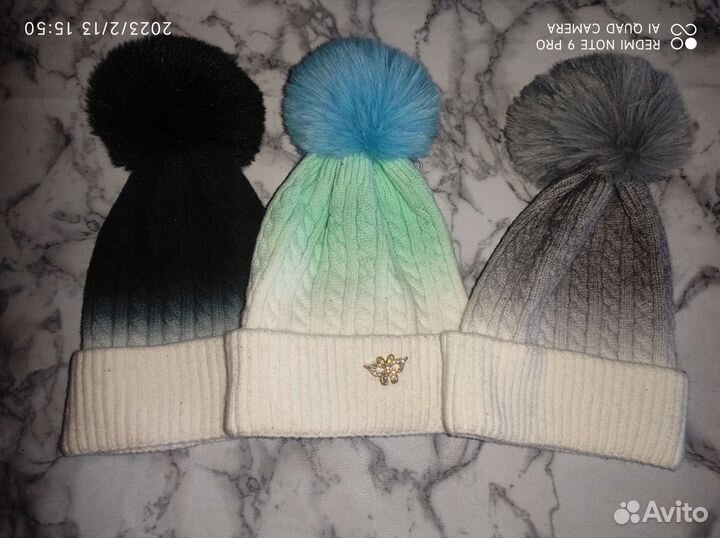 Новые детские зимние шапки