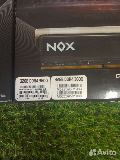 Озу Apacer NOX 16GB 3600MHz DDR4 (989)