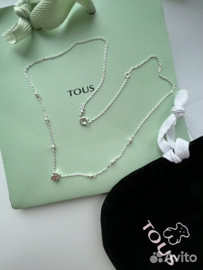 Цепочка с подвеской tous