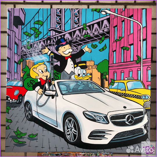 Картины в ярком стиле в интерьер офиса