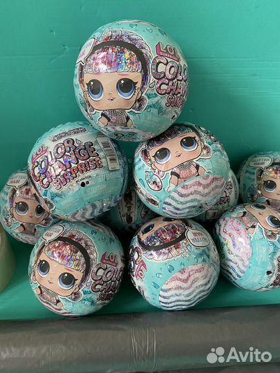 Кукла Lol surprise color Glitter hair