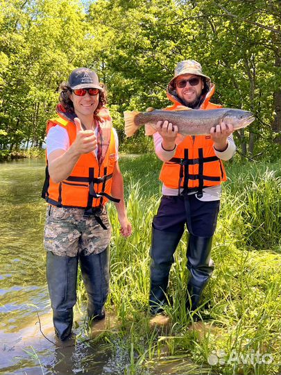 Сплав с рыбалкой на Камчатке