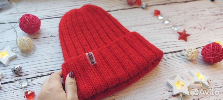 Шапка женская вязаная
