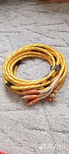 Межблочный кабель 4 rca Mystery yellow