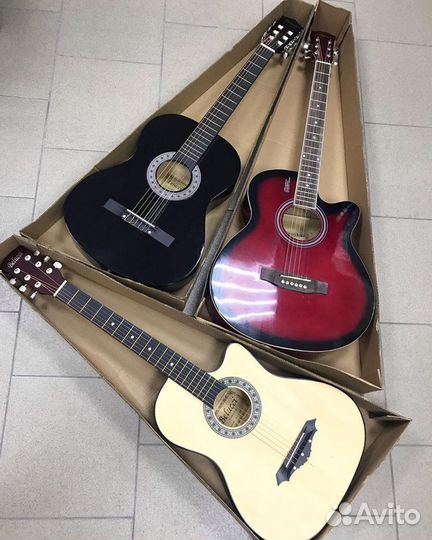 Гитара акустическая Belucci 38’’ светлая