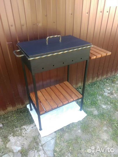 Мангал с крышкой