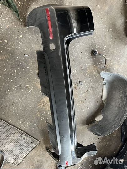 Задний бампер на volkswagen touareg 1