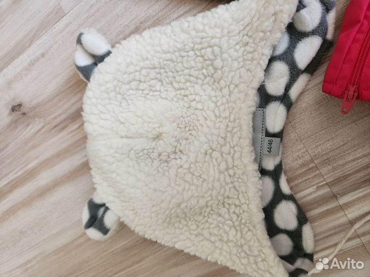 Шапка краги варежки