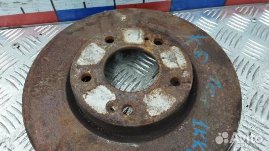 Диск тормозной передний hyundai tucson JM (1KK06K6