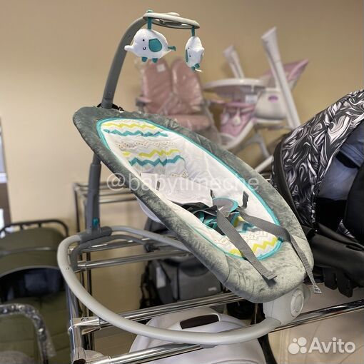 Шезлонг-качели Luxmom