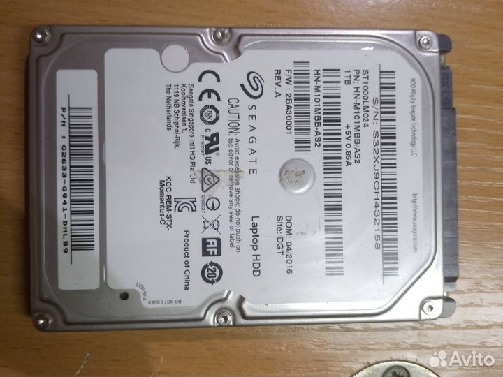 Hdd 1 tb 2.5