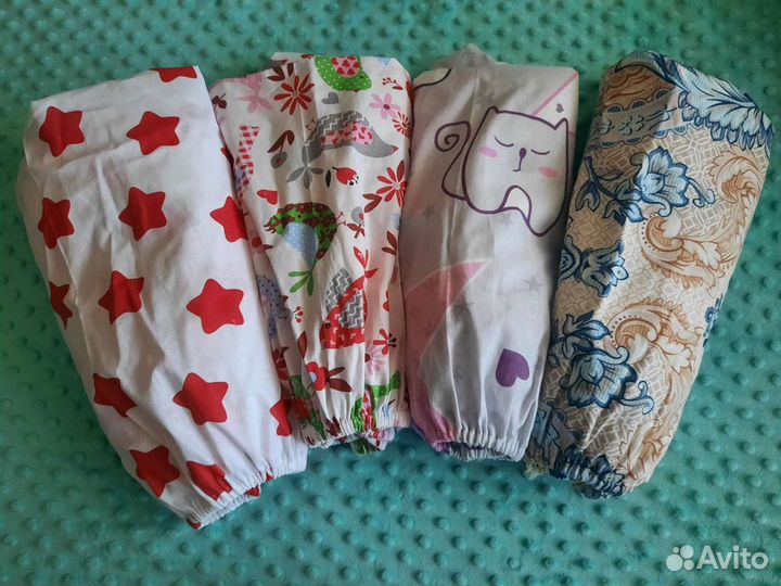 Круглая простынь в детскую кроватку