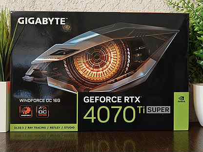 Видеокарта GeForce RTX 4070 ti super windforce OC