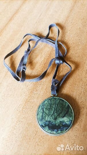 Кулон. Змеевик