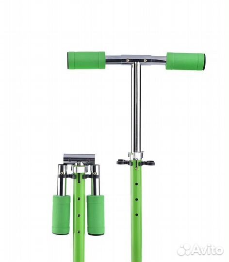 Самокат rocket R0089, 125 мм, зеленый