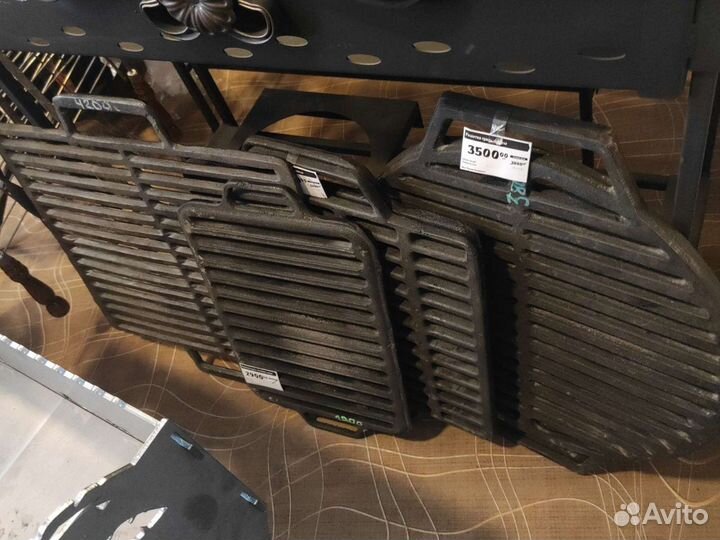 Гриль решетка чугун 45х51