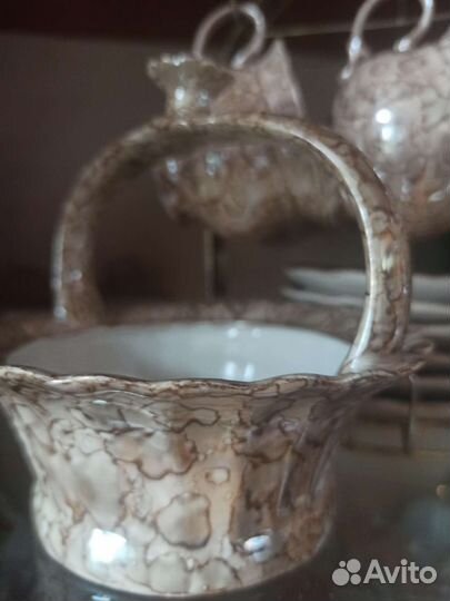 Чайно кофейный сервиз(5 чашек)