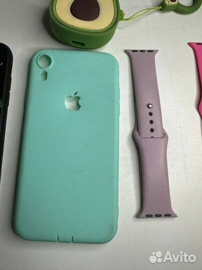 Чехол на iPhone Xr, Airpods, Ремешок Apple Watch