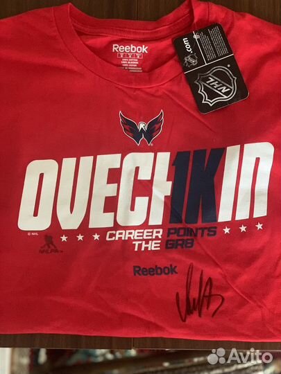 Футболка с автографом Александра Овечкина