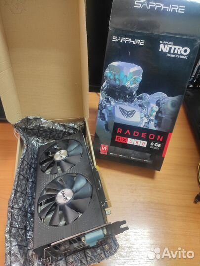 Сапфир nitro RX480/RX580 8 gb original