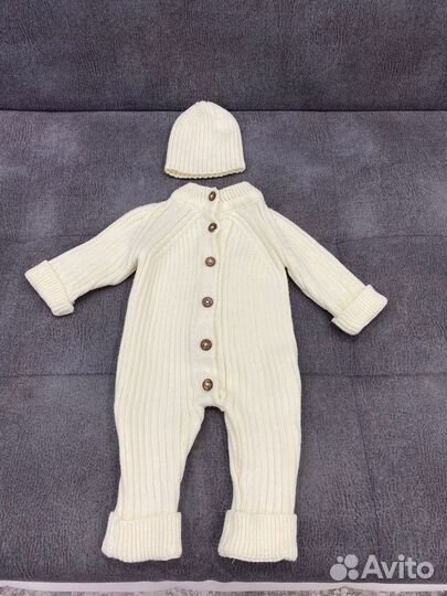 Вязаный костюм 68 -74