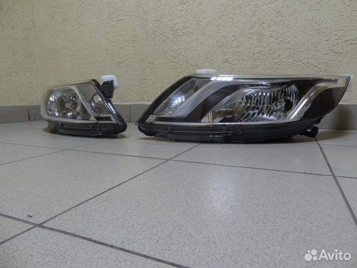 Новые передние фары Kia Rio III с 2011 года