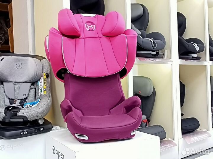Автокресло 3-12лет Cybex solution Z i-fix Pink