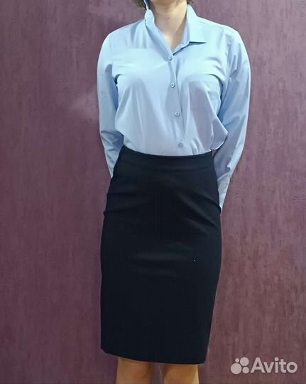 Школьная форма для девочки синяя