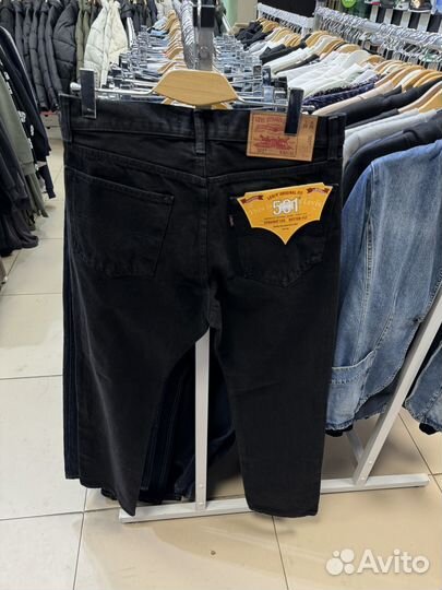 Джинсы levis 501 черные