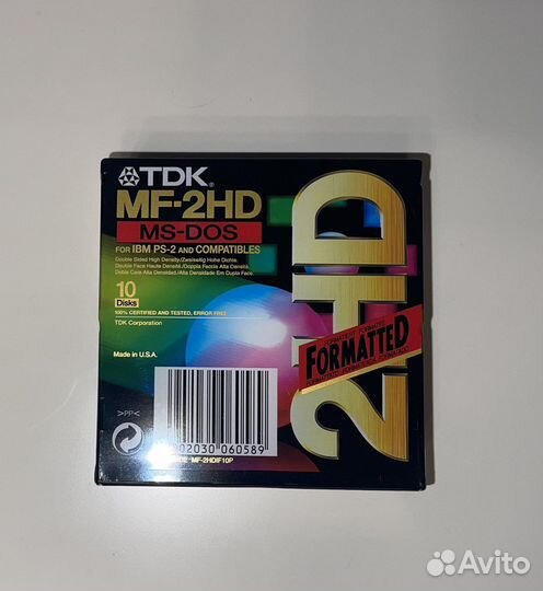 Дискеты TDK (MS-DOS) (MF-2HD)