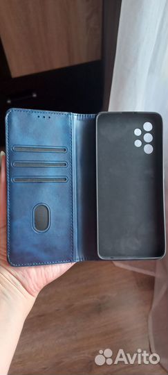 Чехол-книжка на Samsung A 32 с отделением для карт