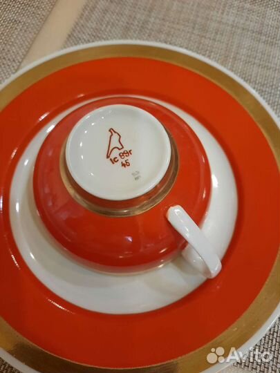 Чашка с блюдцем