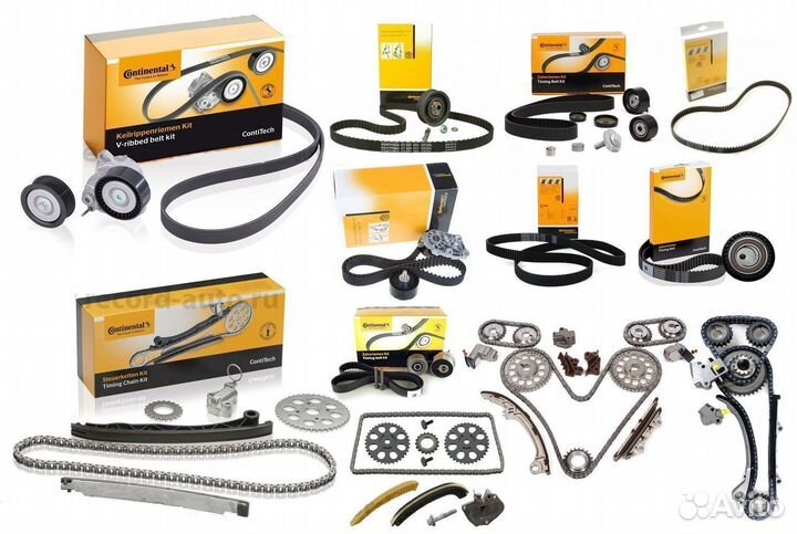 Комплекты грм цепи ролики ремни помпа Chevrolet