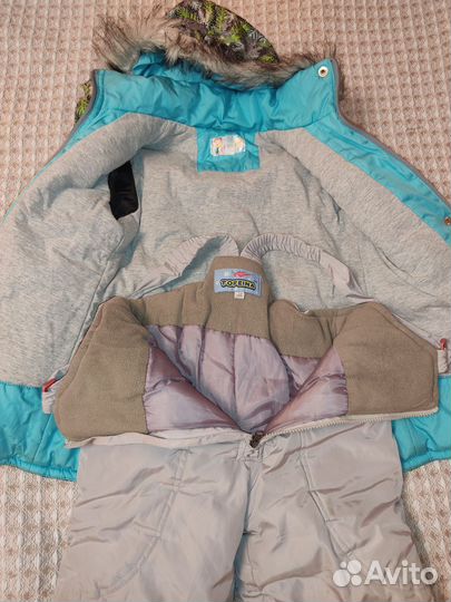 Зимний комплект для девочки 122