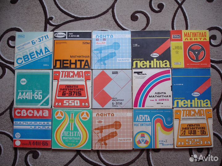 Катушки с записью