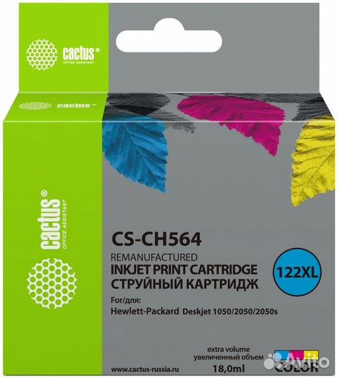 Картридж Cactus CS-CH564 (704229) 1444176