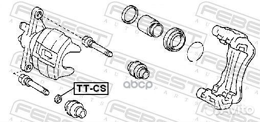 Заглушка направляющей втулки тормозного суппорт
