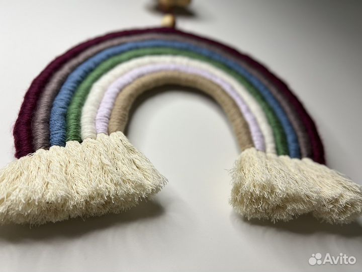 Радуга макраме в детскую декор