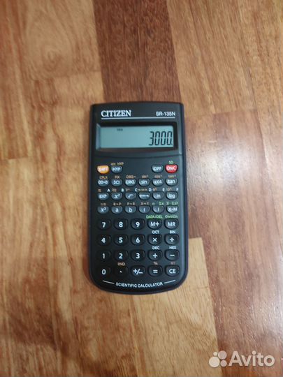 Инженерный калькулятор citizen