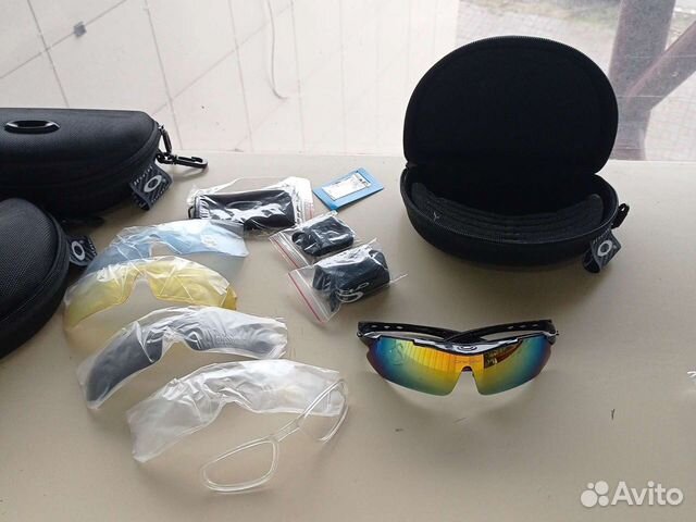 Очки oakley с пятью линзами набор