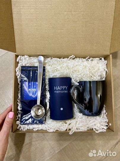 Набор подарочный: кофе молотый, чай, чашка