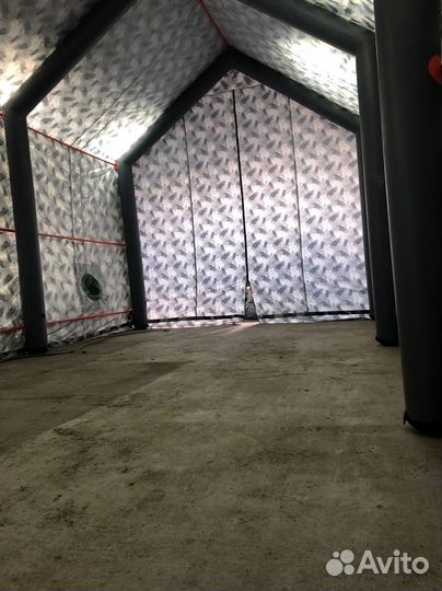 Каркасная надувная палатка. Временный бокс