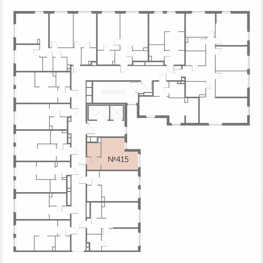 Апартаменты-студия, 23,6 м², 13/17 эт.
