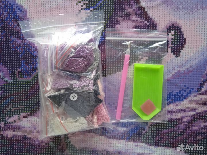 Картина стразами алмазная вышивка мозаика Единорог