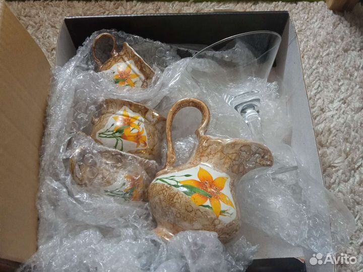 Фужеры, сервизы СССР, пакетом