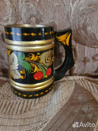 Кружка деревянная.ссср