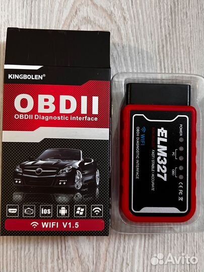 Автосканеры elm327 obd 2 wi-fi